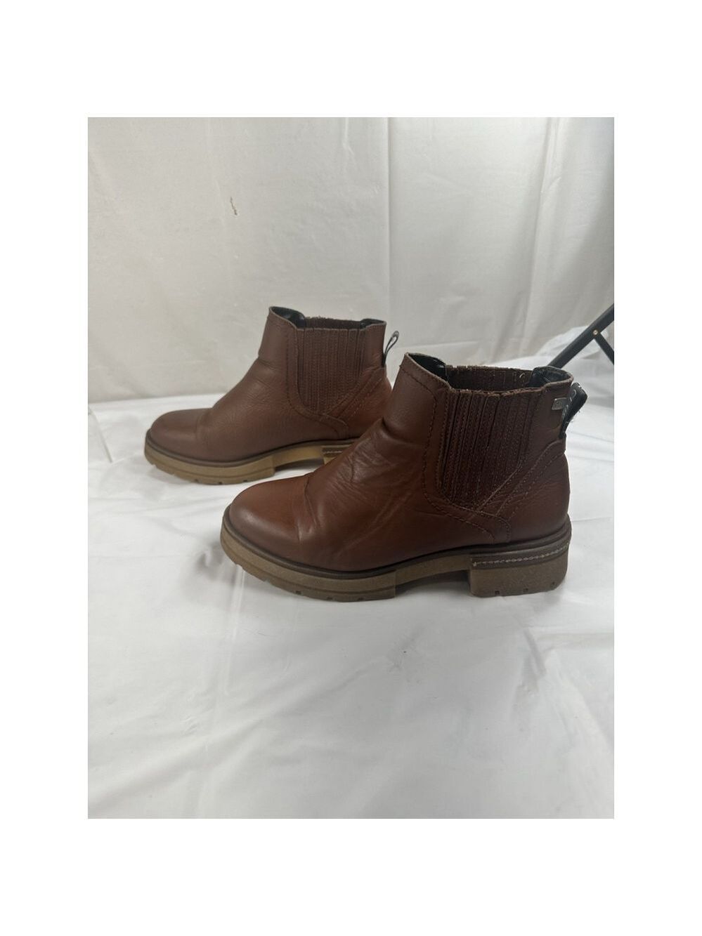 Musse & Cloud CHELSEA PLATFORM BOOT BROWN LUG SOLE - Picture 2 of 14